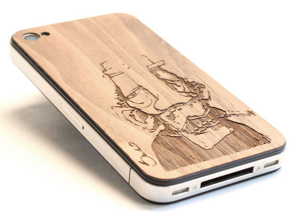 竹木手機外殼激光雕刻 第1張